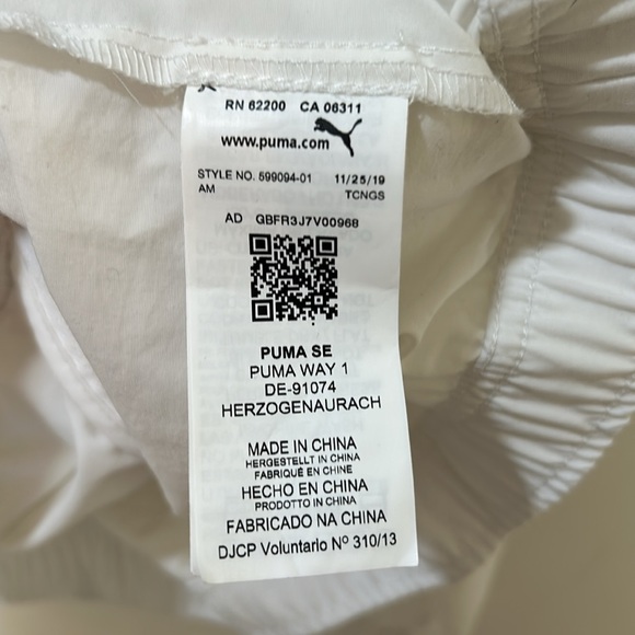 PUMA MOMENTUM GAMING TRACK JACKET WHITE BLUE MENS SIZE  3XL - Picture 10 of 12